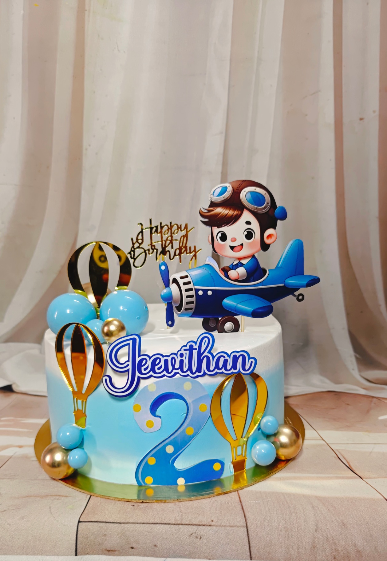 Little Pilot Airplane Budget Cake