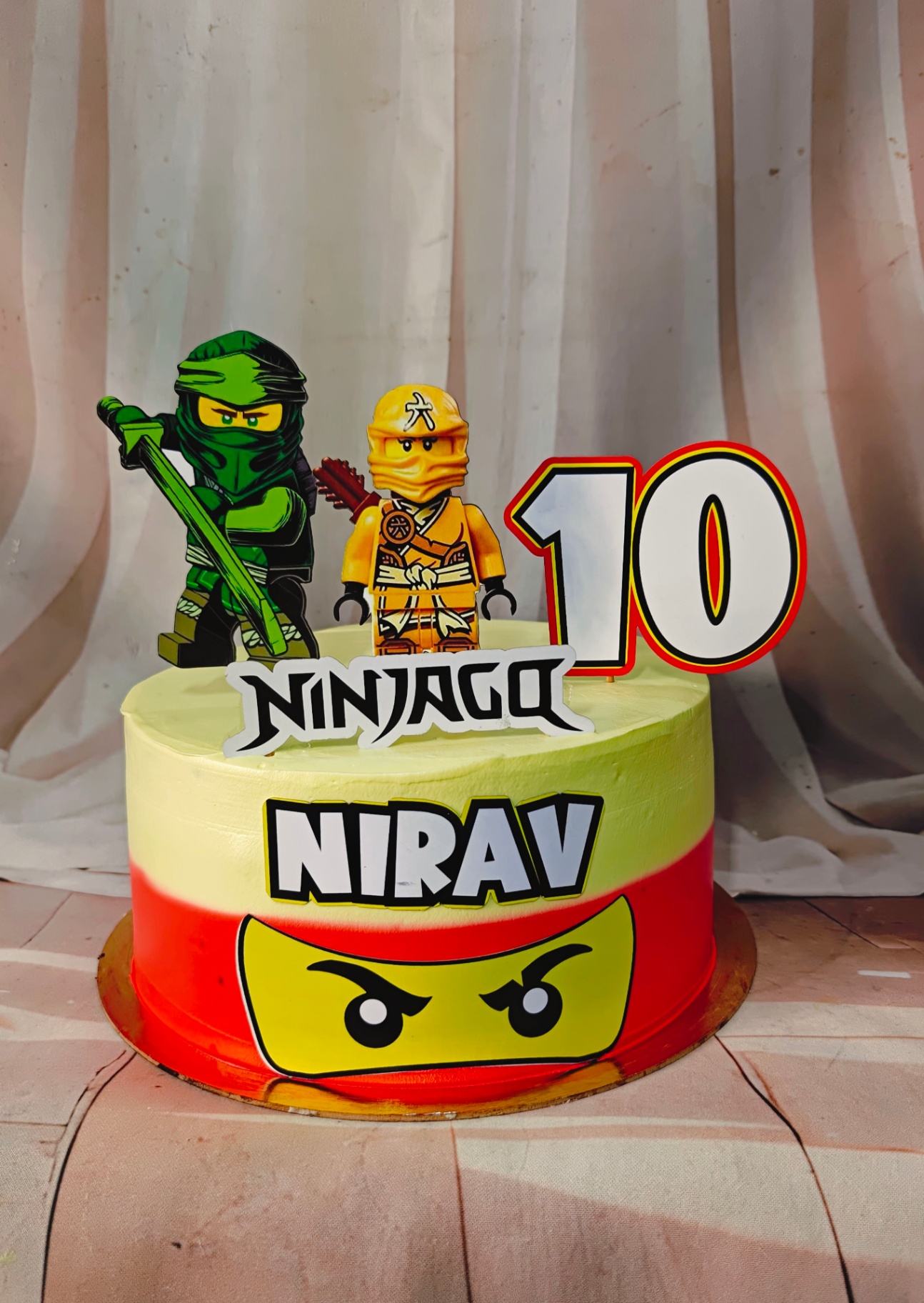 Ninjago Birthday Budget Cake