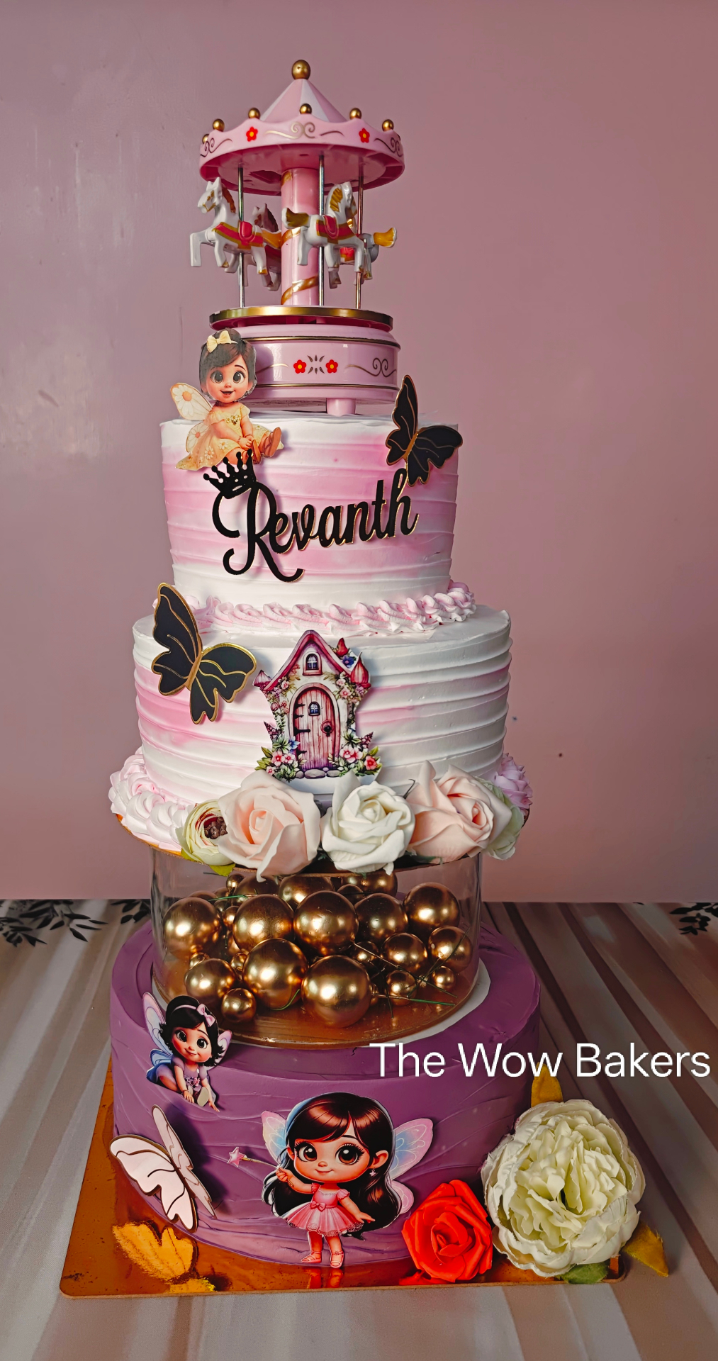 Carousel Fairy Spacer Cake