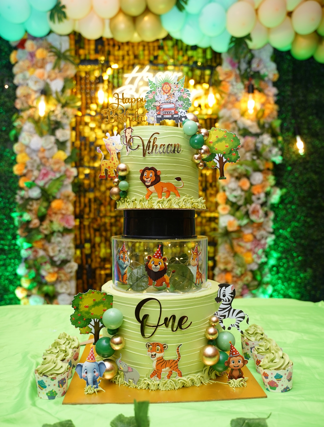 Animal Theme Cake