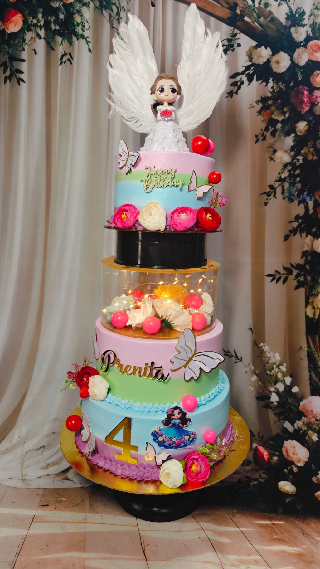 Phenita Rainbow Angel Spacer Cake