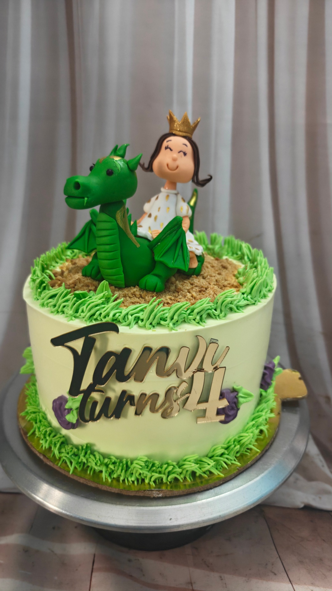 Dragon Princess Birthday Cake
