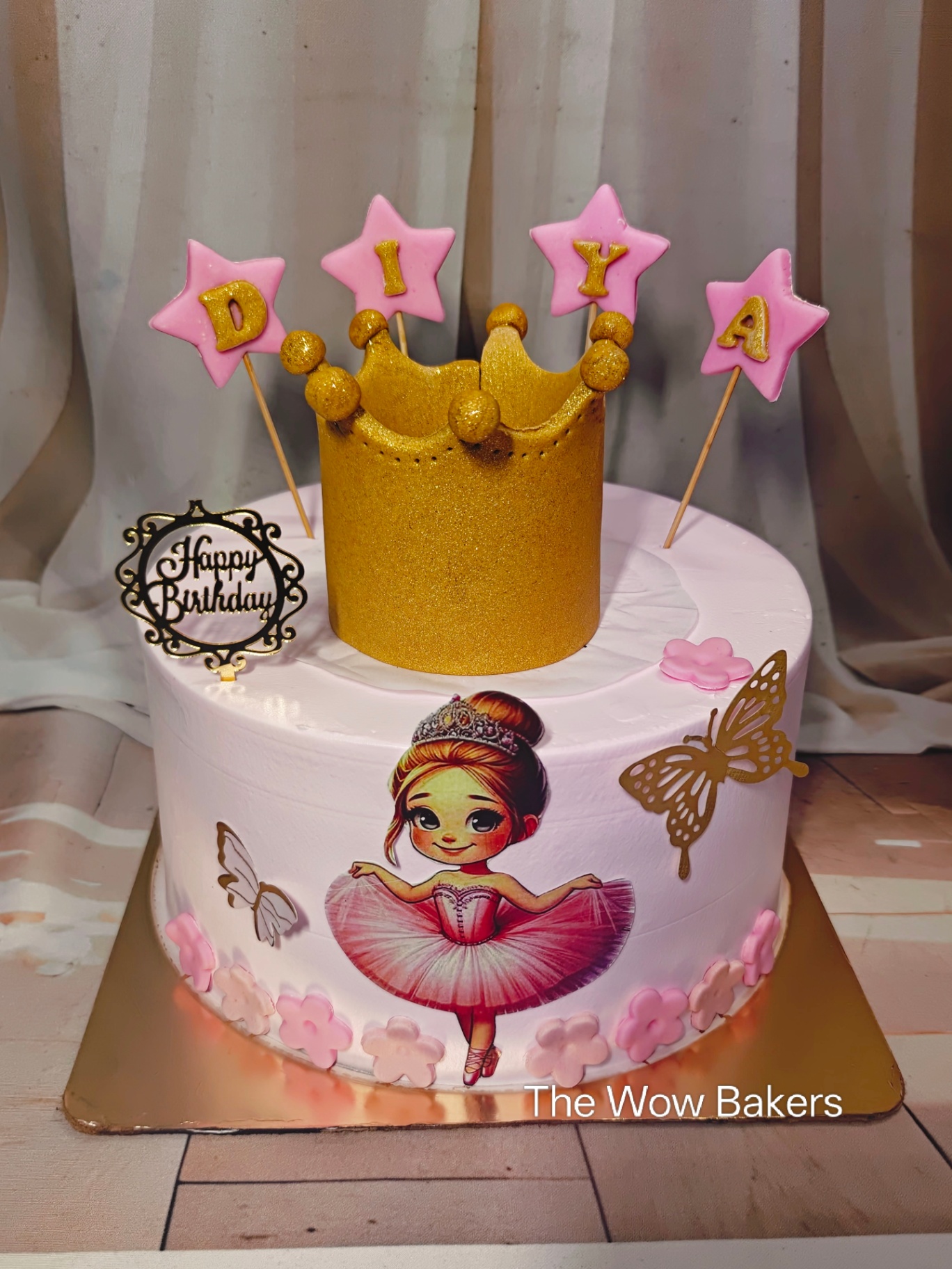 Ballerina Princess Crown Budget Cake