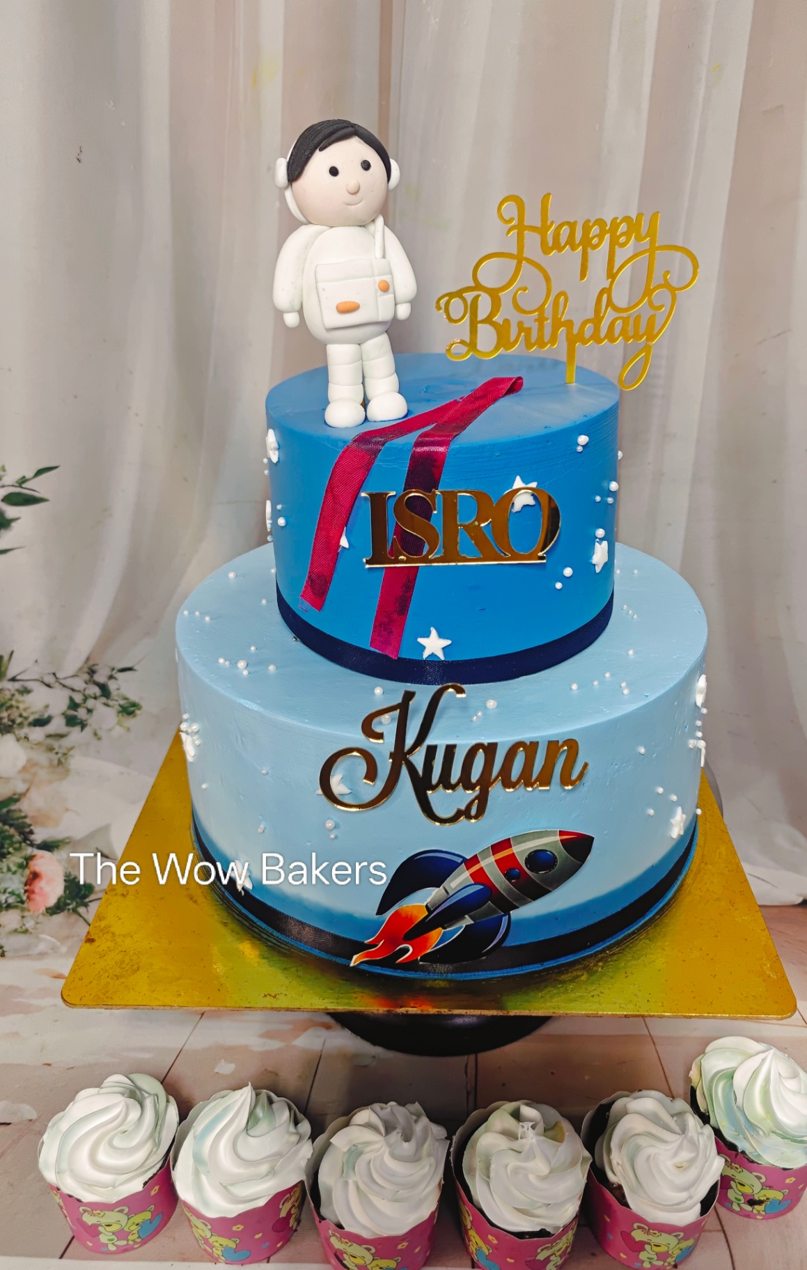 ISRO Space Astronaut Theme Cake