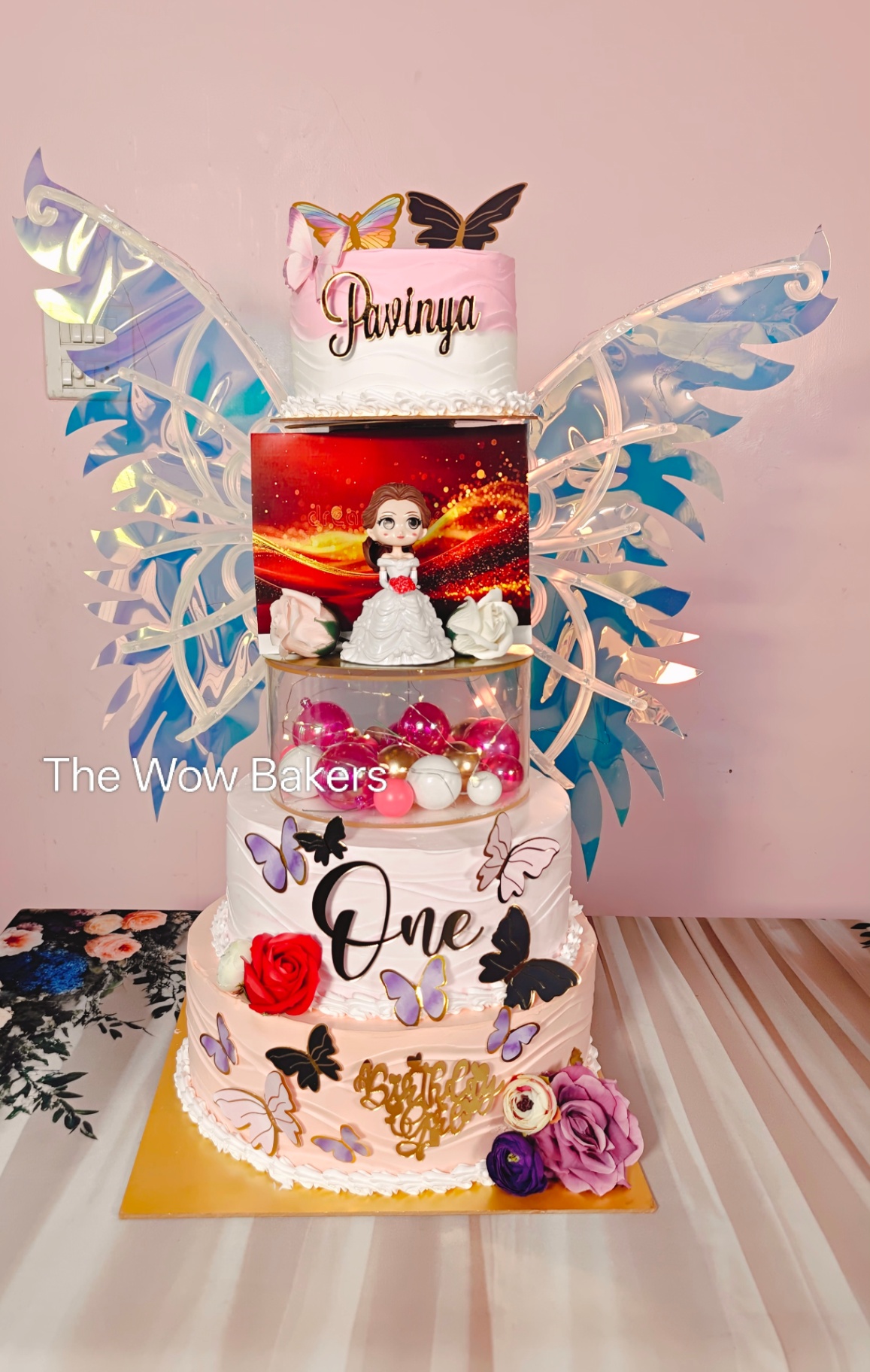 Angel Wings Spacer Cake