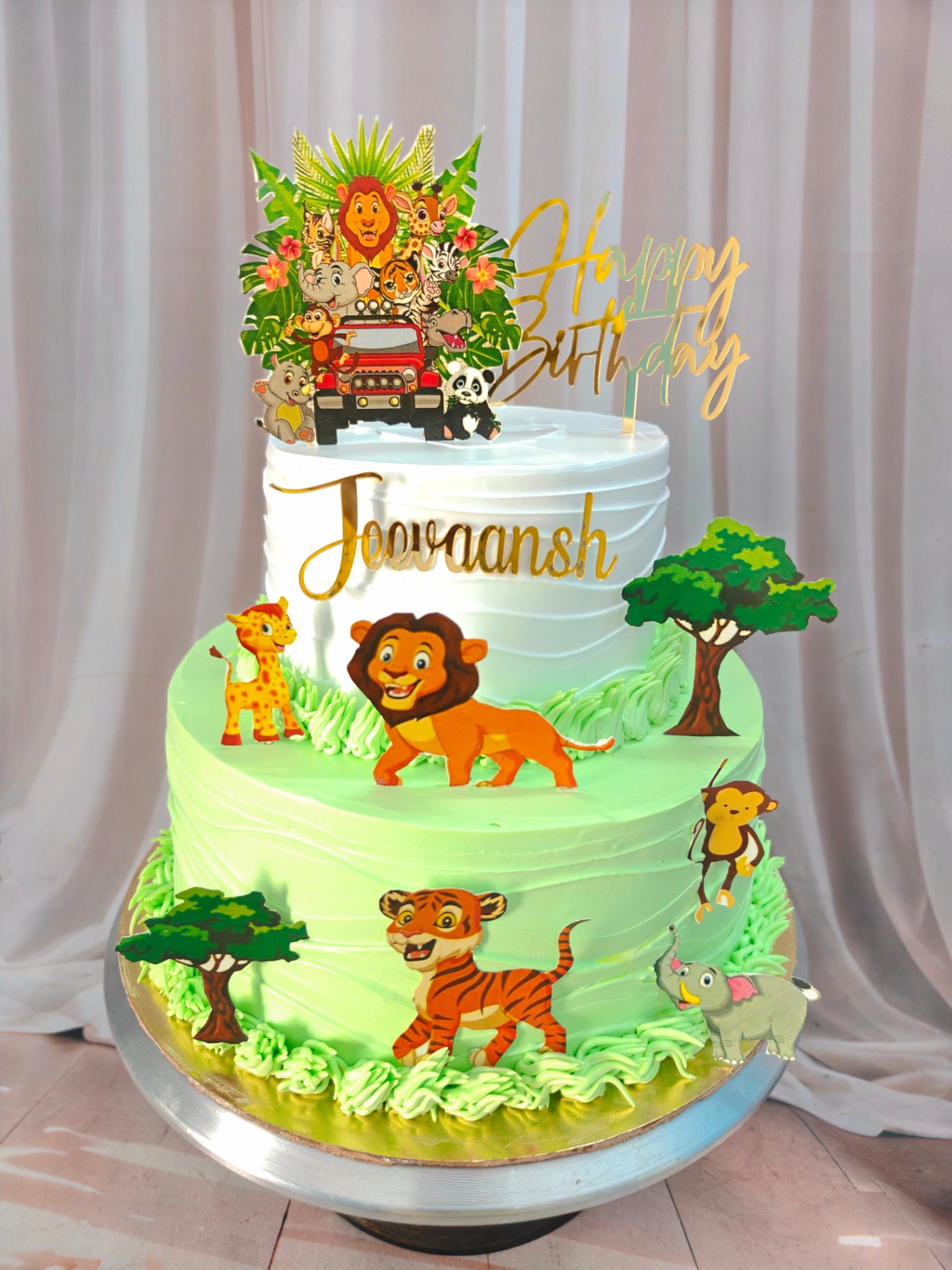 Animal Theme Cake