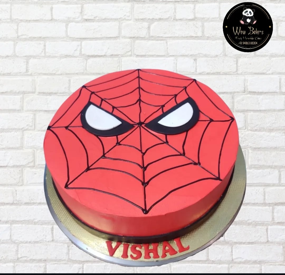 Vishal Spiderman Web Budget Cake
