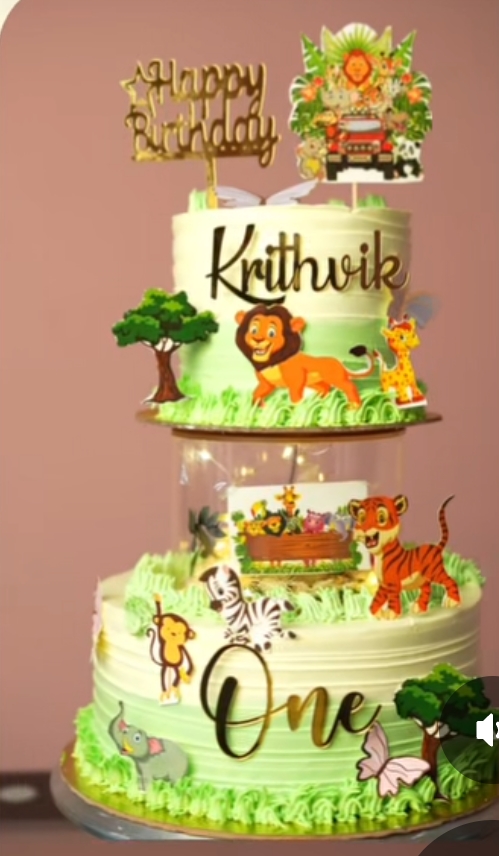 Animal Spacer Cake