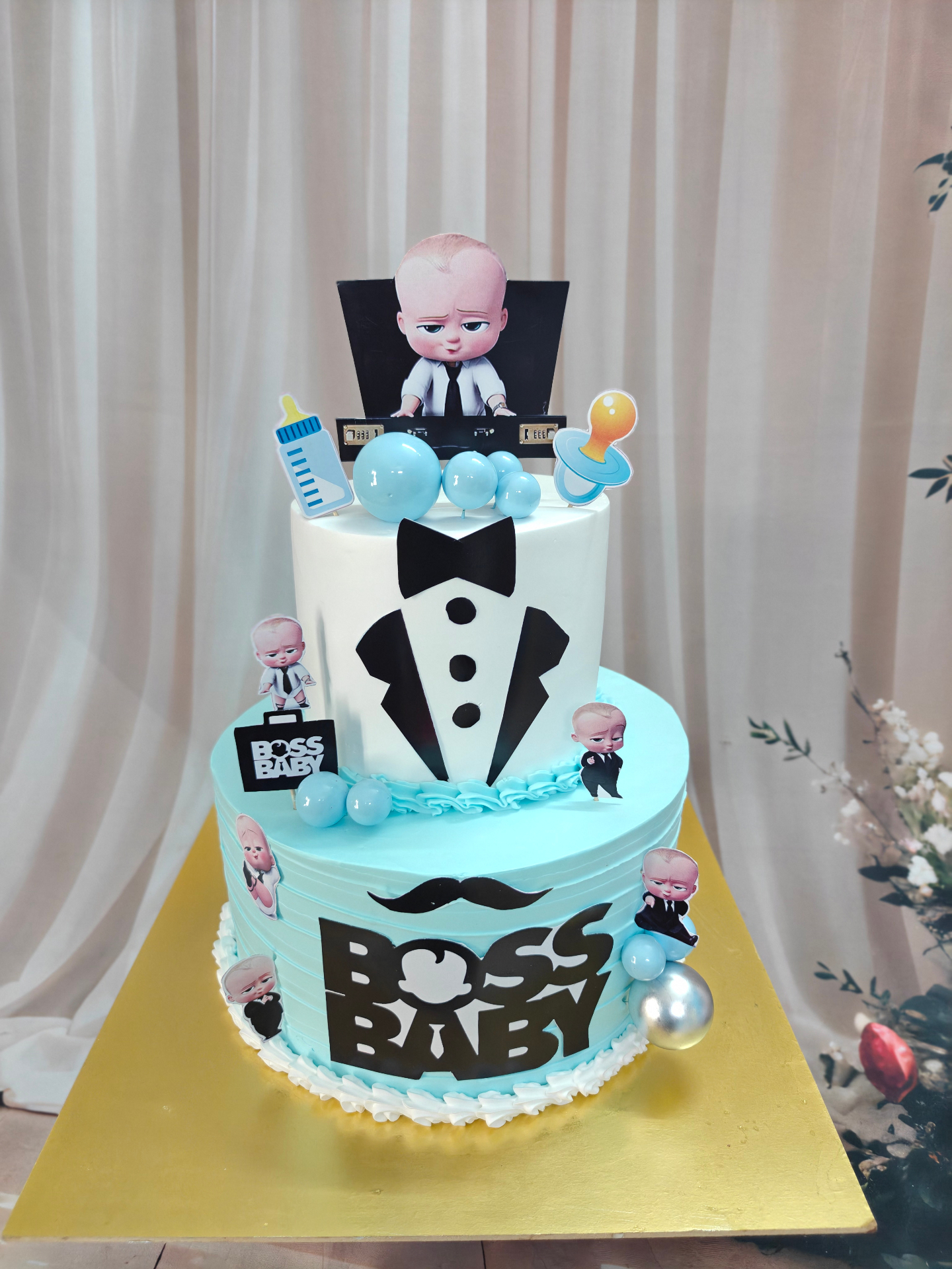 Boss Baby Themed Birthday Cake